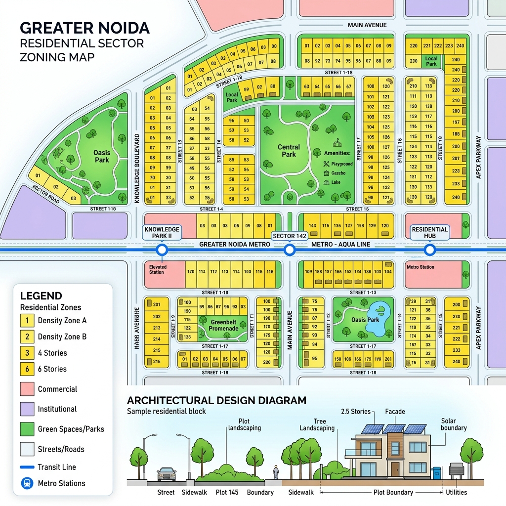 Greater Noida Expressway Layout